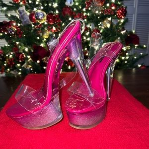 Platform Heels - Pink